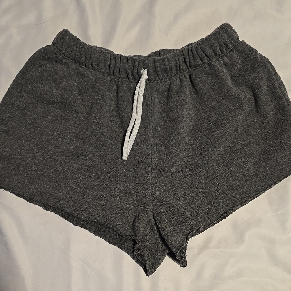 Colsie Heather Gray Athletic Shorts with Elastic Waistband XS